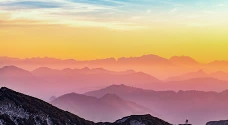 landscape photography of mountains