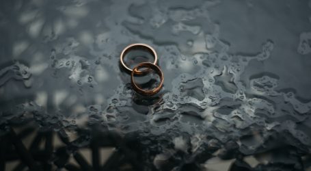 two bronze-colored rings