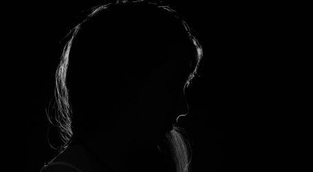 silhouette photography of woman